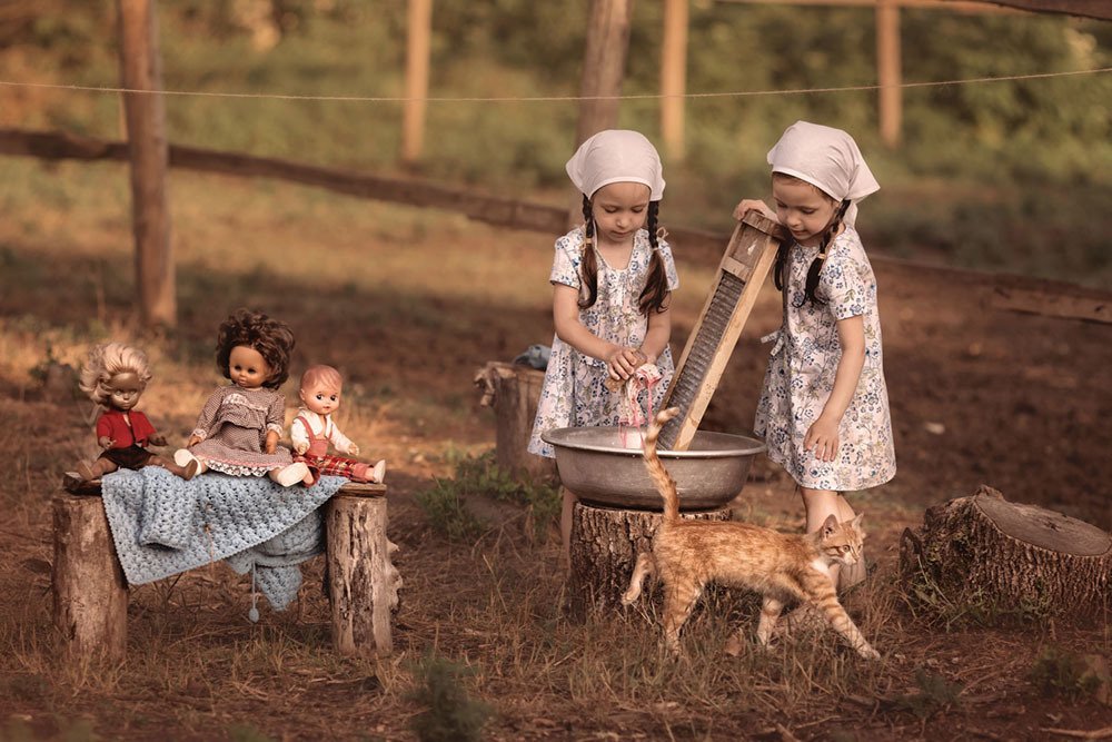 Игры в деревне