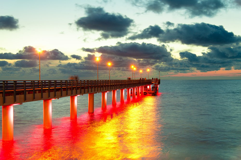 Закат в Зеленоградске