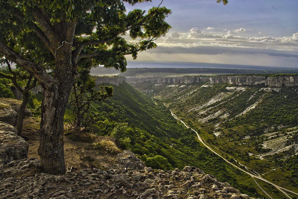 Вечерний Чуфут-Кале