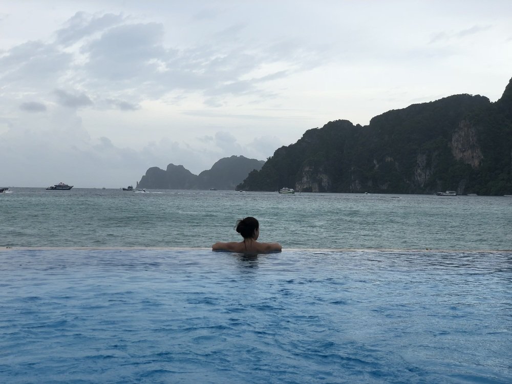 Swimming pool at Koh Phi Phi