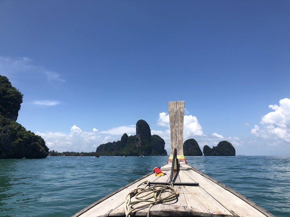 Rustic boat in Tailand