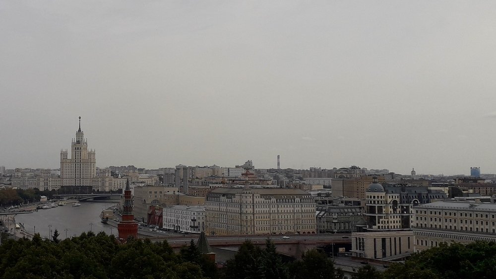 Москва с Колокольни Ивана Великого.