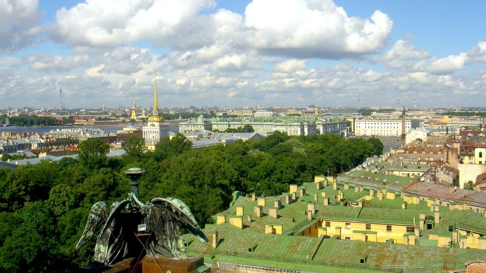Крыши Санкт-Петербурга.