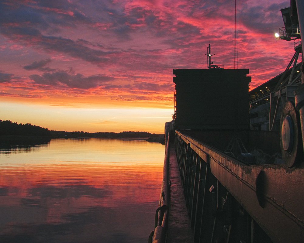 Рассвет в Уусикаупунки