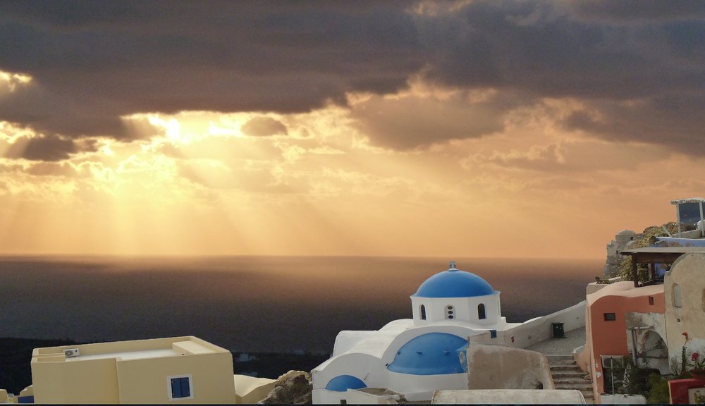 Sunset in Santorini