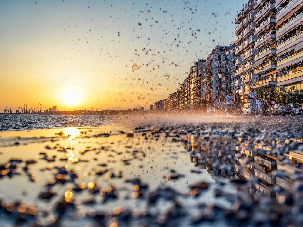 Sunset at Thessaloniki
