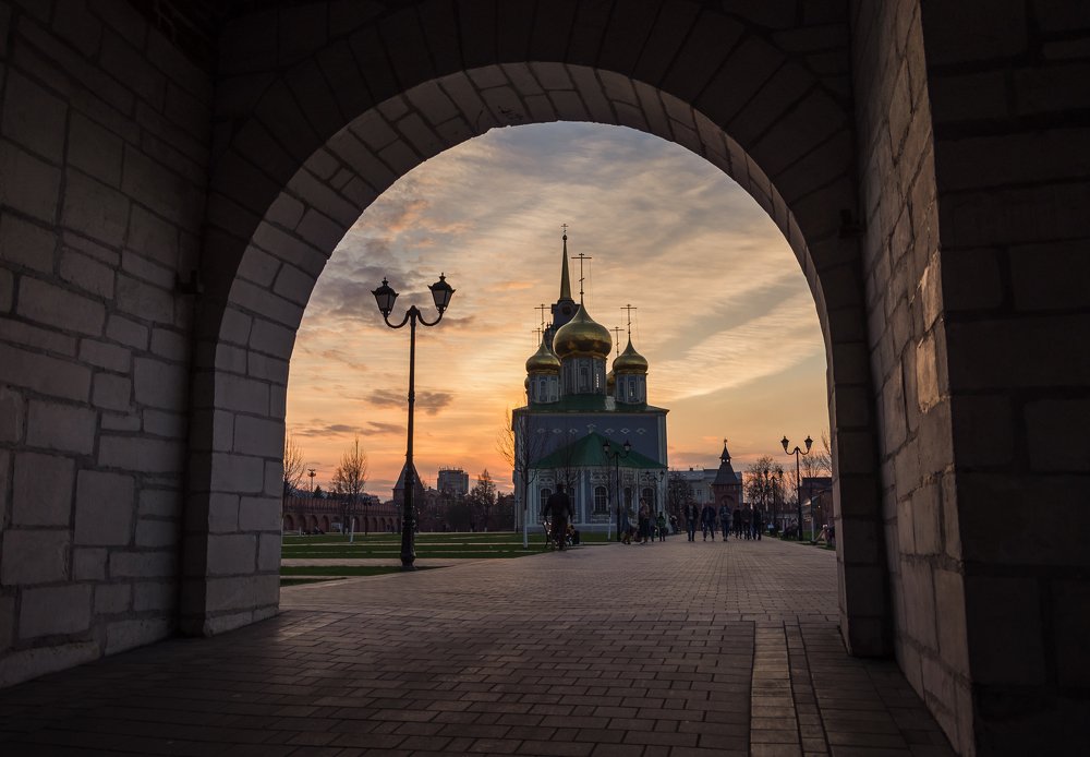 Закат в Тульском кремле