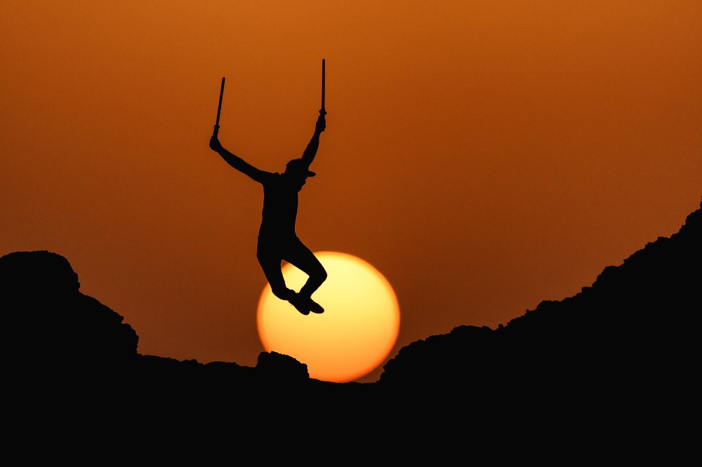 Sunset in Wadi Shawka, UAE