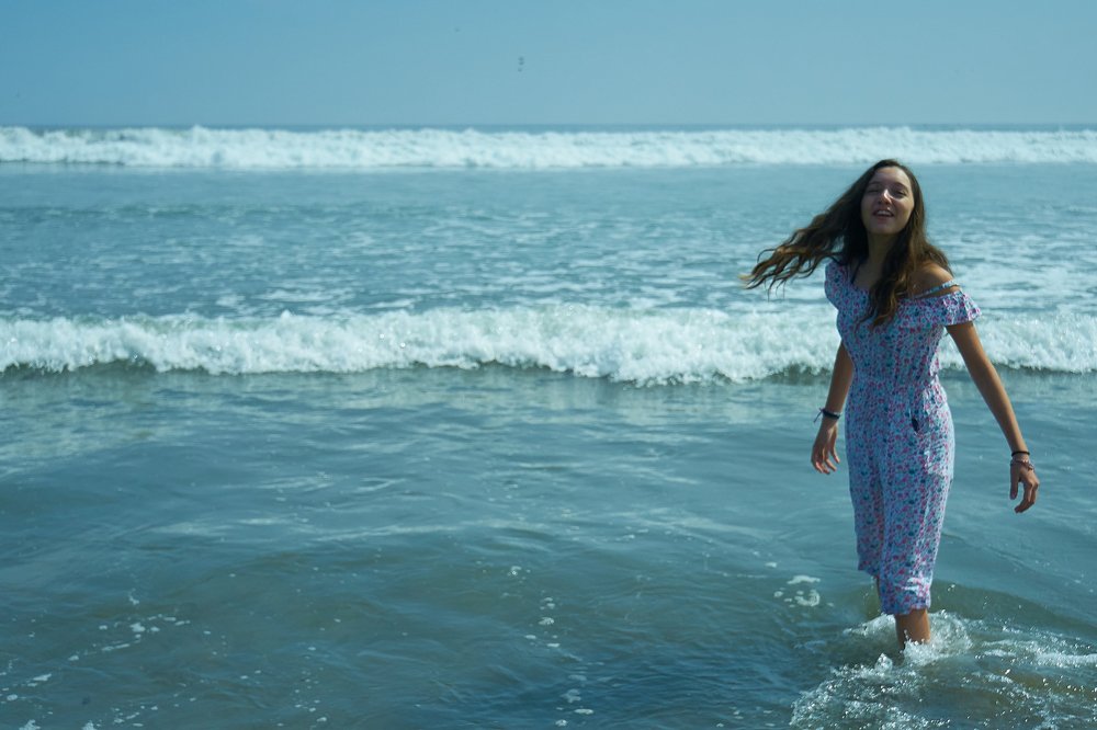 Happiness in the sea