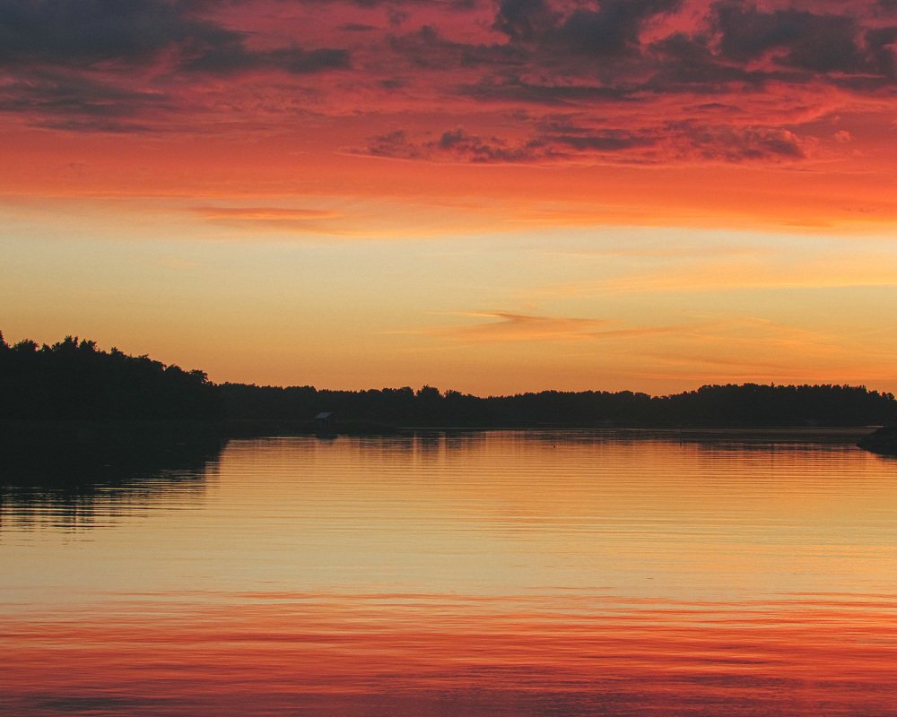 Рассвет в Уусикаупунки