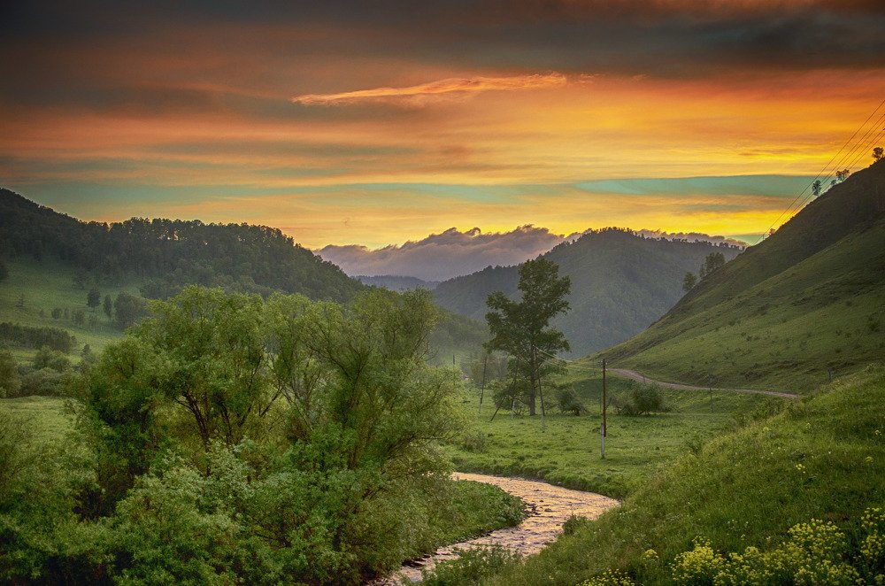 Горный рассвет