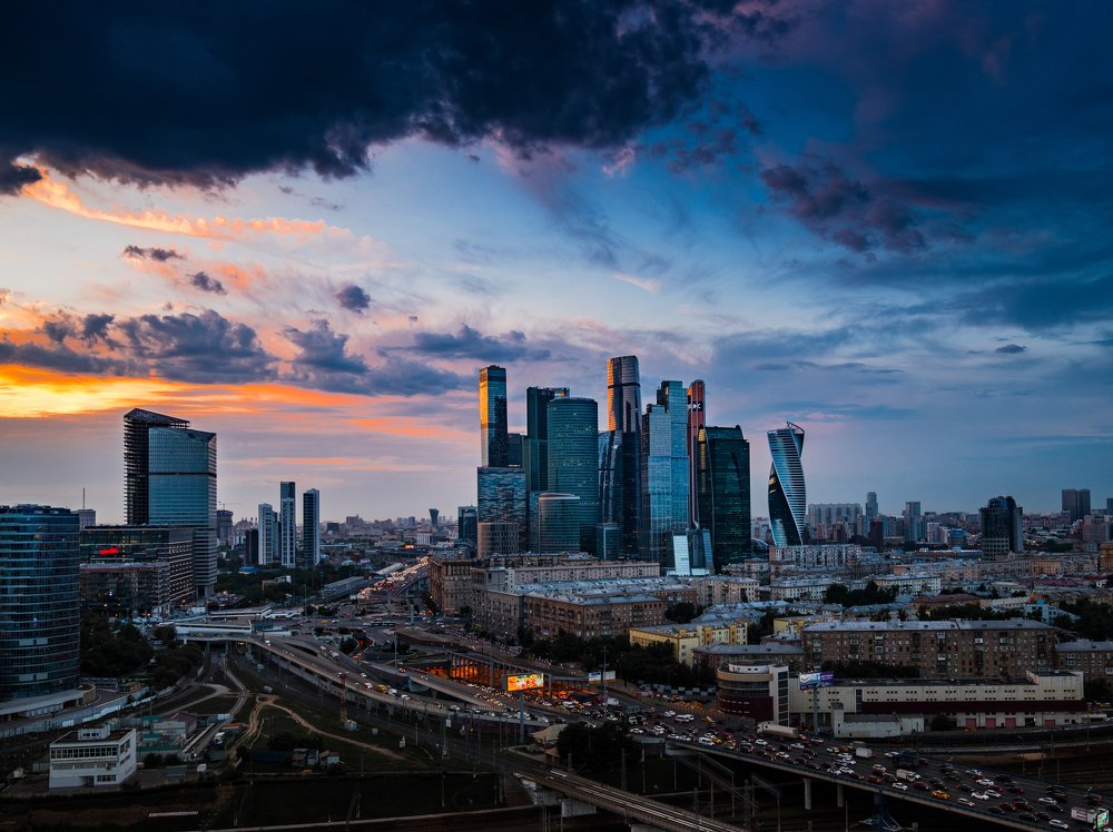 Sunset in the City