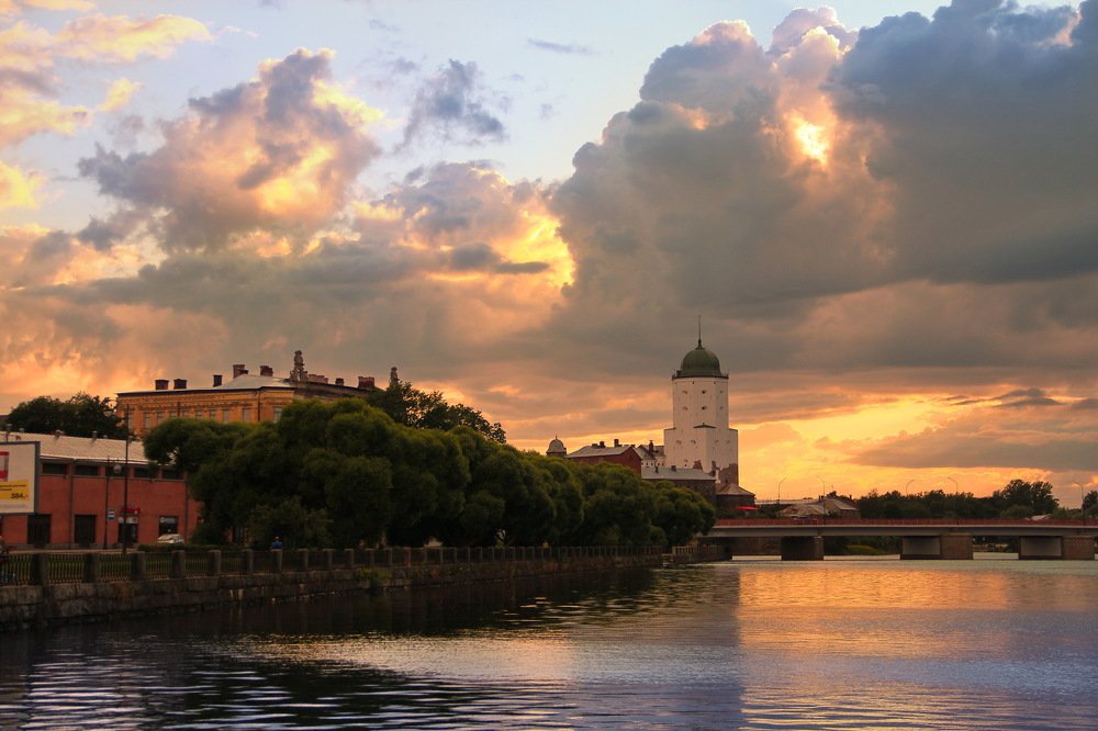 Вечерние Выборгские зарисовки .