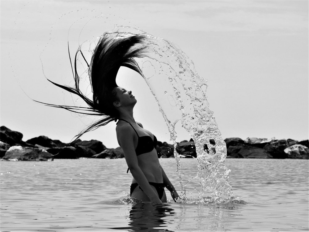 And I hear in the air something that is like the beating of water