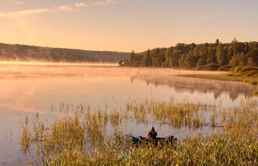 Утро на Торбеевом озере