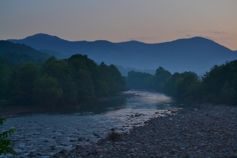 На рассвете