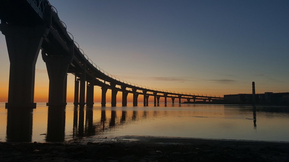 Закат на Канонерке