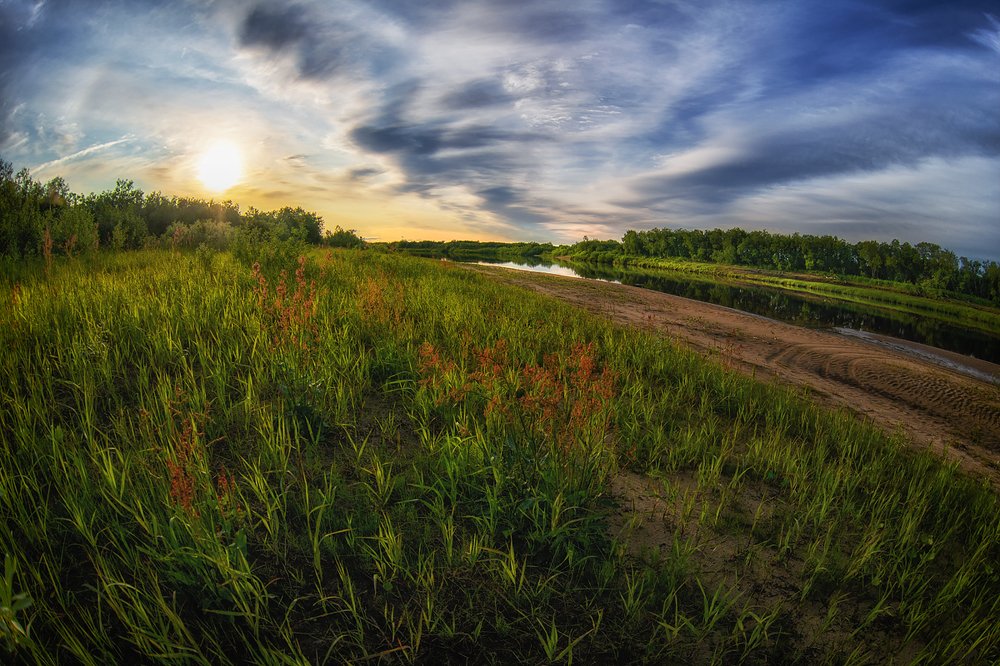 Закат на Севере.