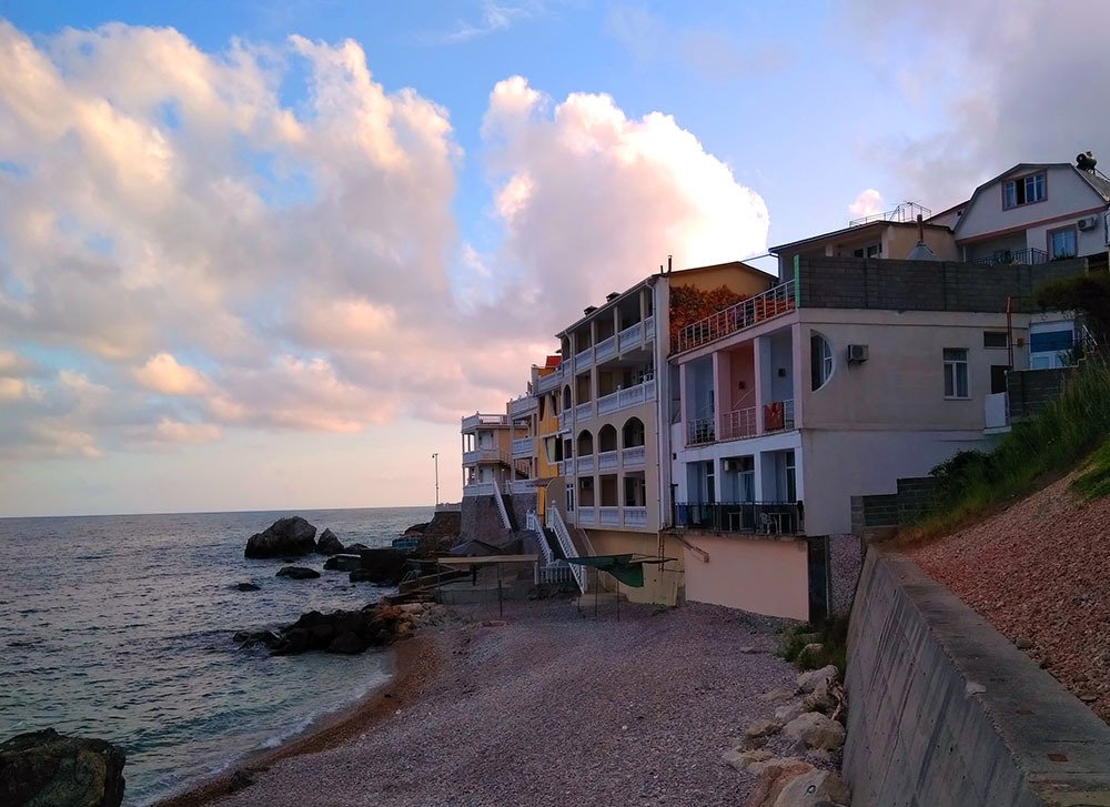 Закат на  море