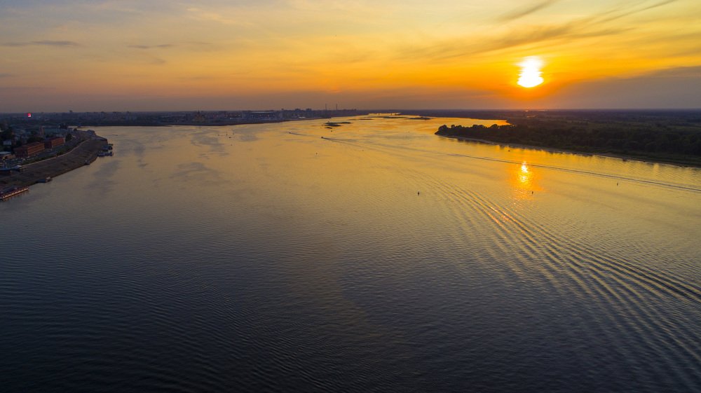 Закат над Нижним Новгородом