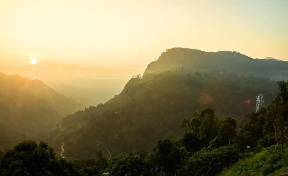 Sunrise in Sri Lanka