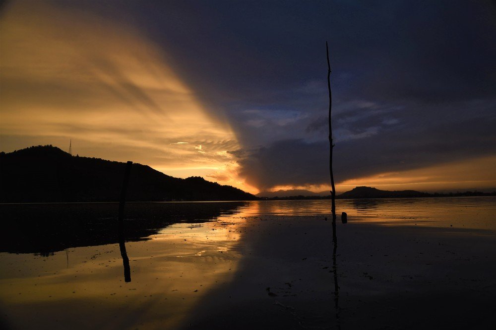 Beautiful sunsets are rare