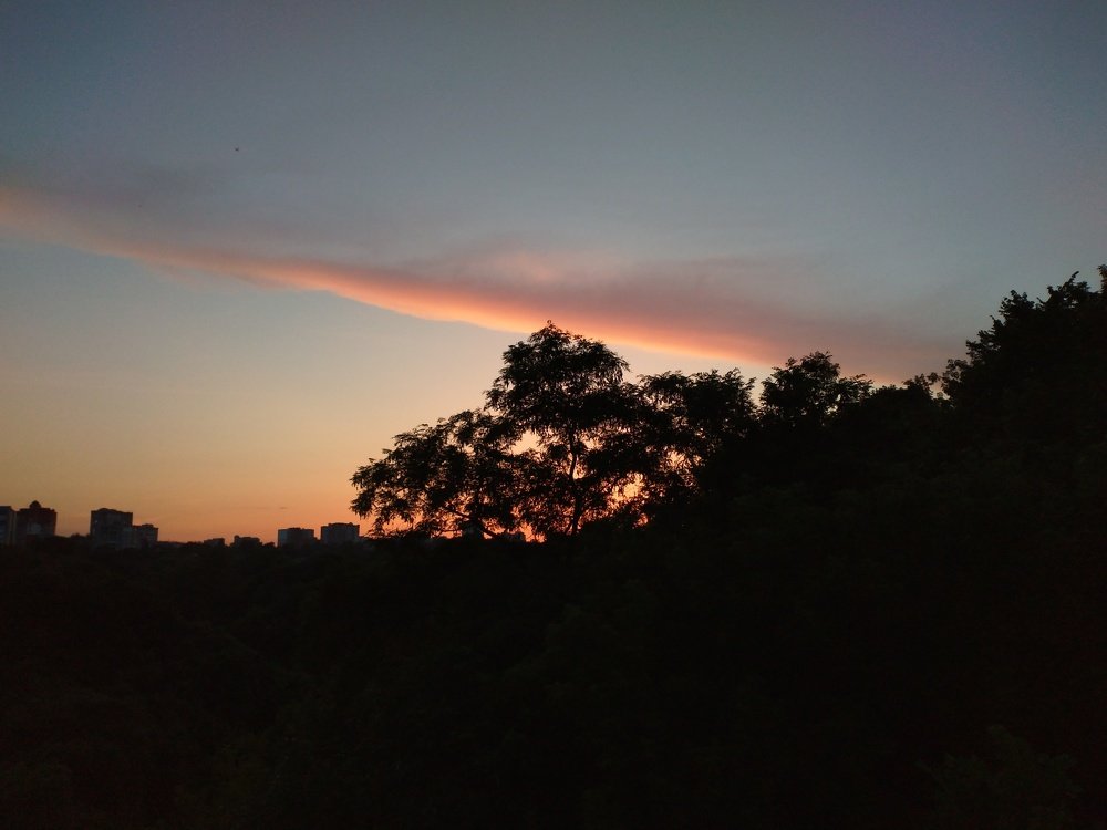 Закат в саванне (дамба в Брянске)
