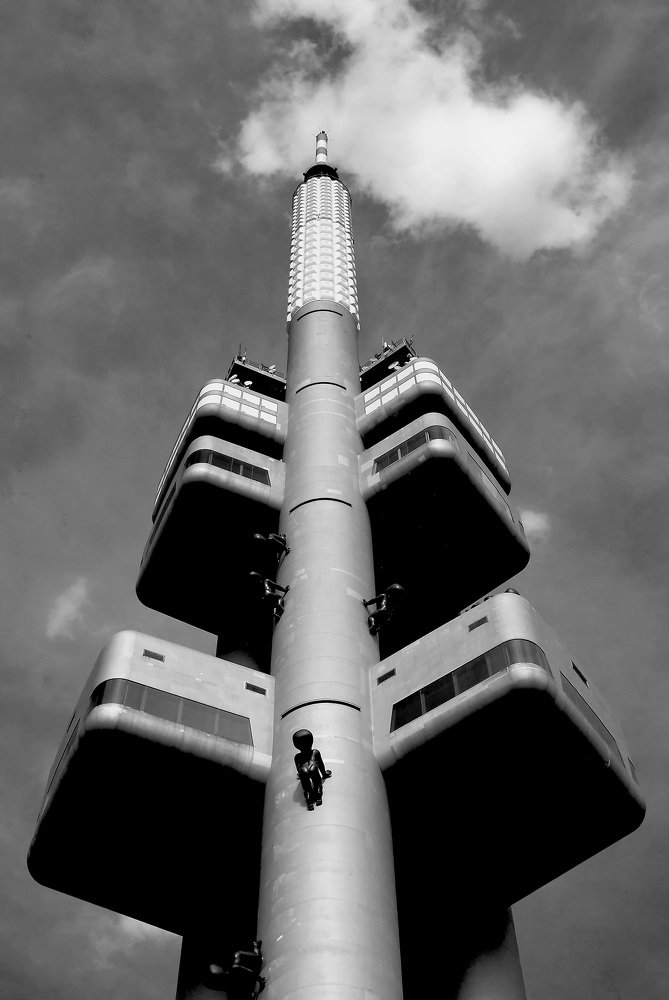 Телебашня в Праге.