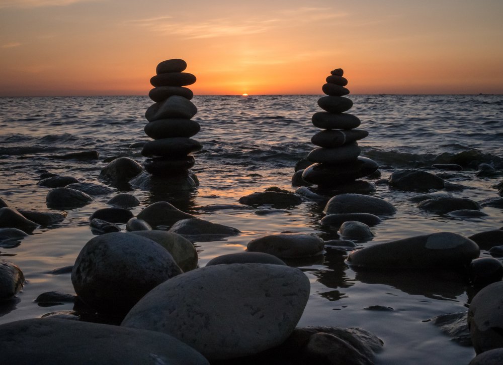 Закат на Азовском море