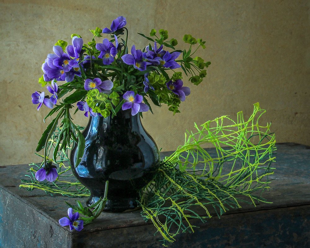 цветочки из сказки-анютины глазки...