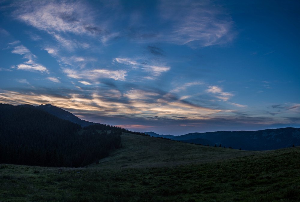 Закат на горе Синяк
