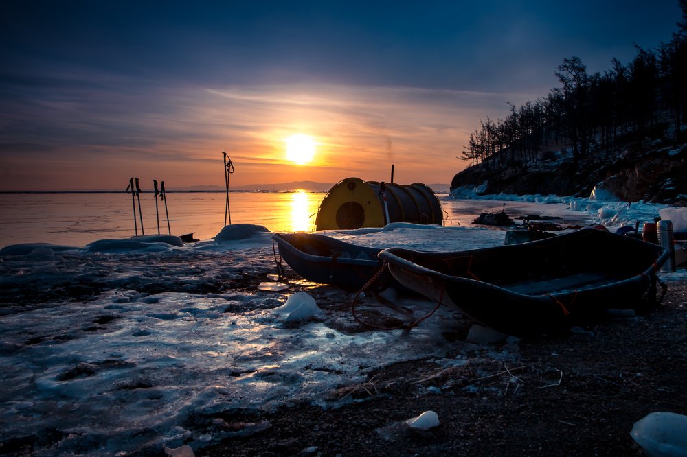 Утро в заливе Бирхин