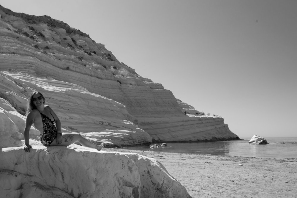 Desacansando en la roca