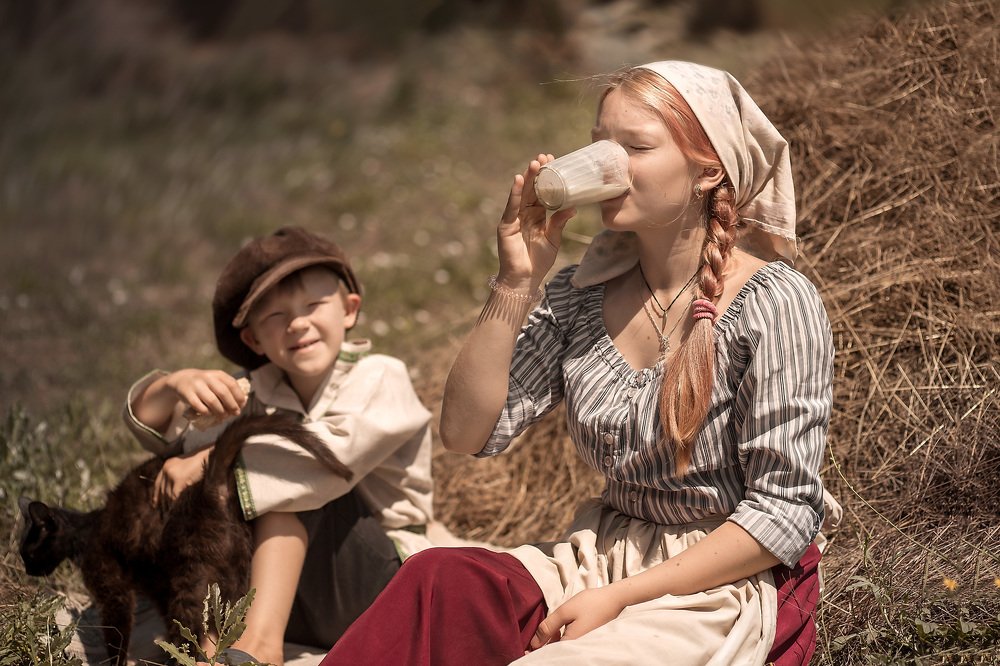 Обед в поле