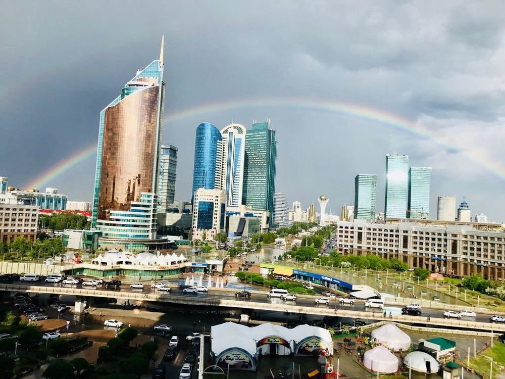 Astana's rainbow