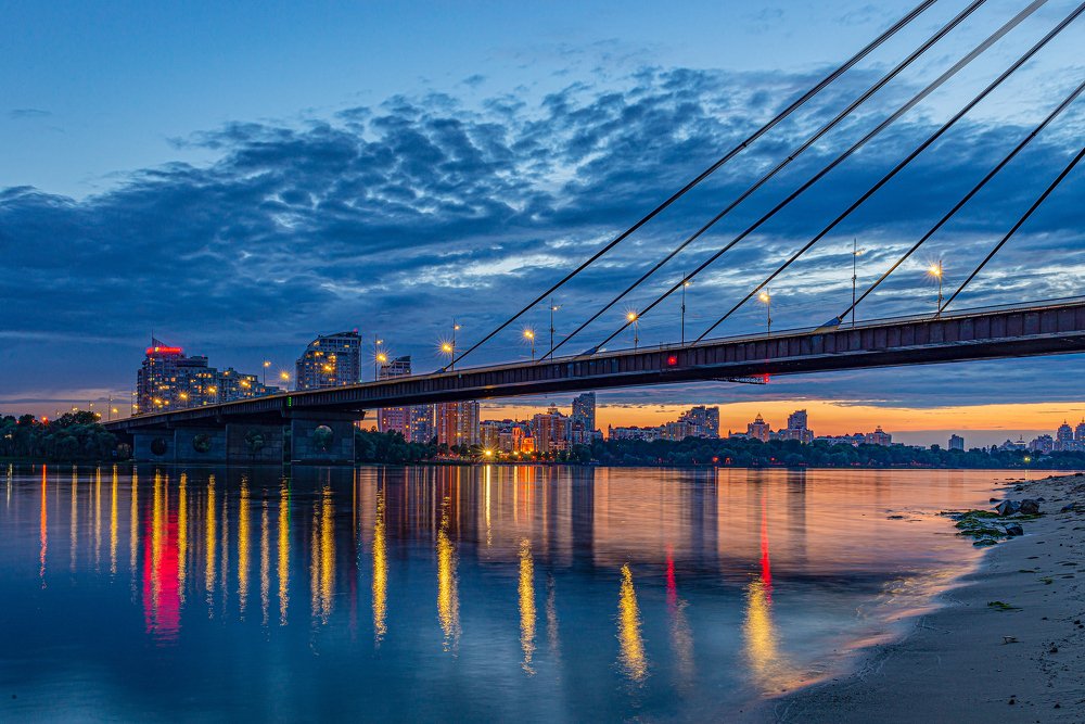 Оболонь на закате