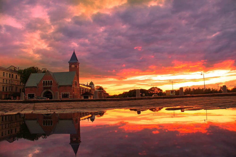 Вечерние Выборгские зарисовки .