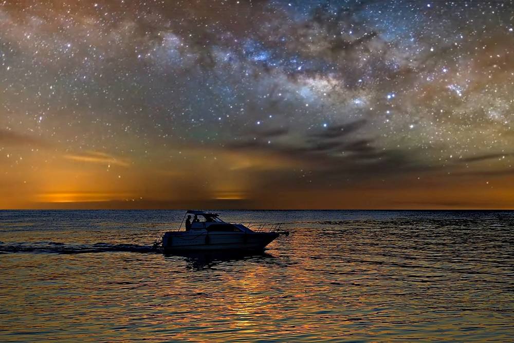 Noć na dunavu u Beogradu