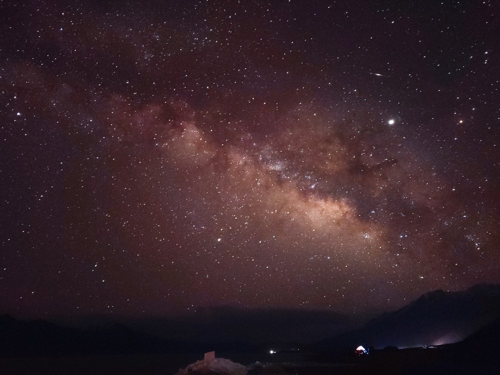 Galaxies from Pangong