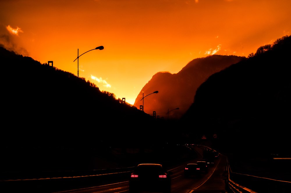 дорога на Красную Поляну