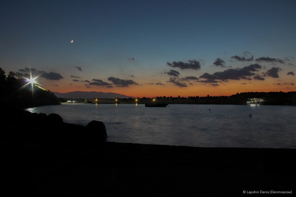 Закат на Крите