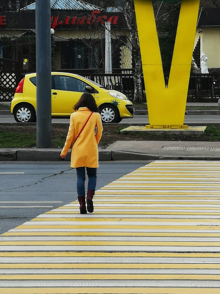 V движении...