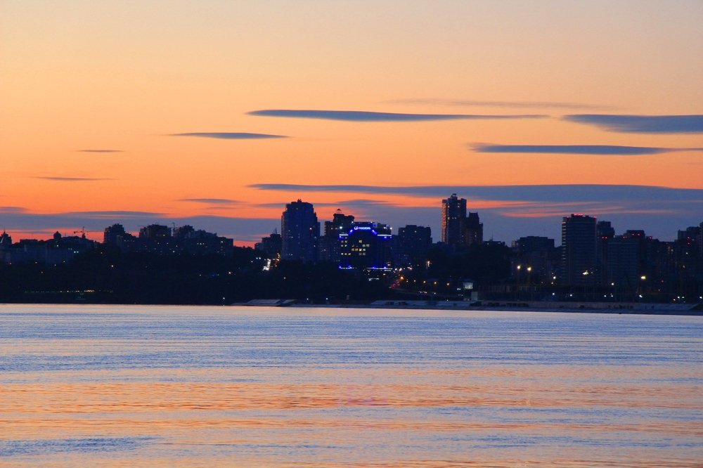 Закат над Амуром