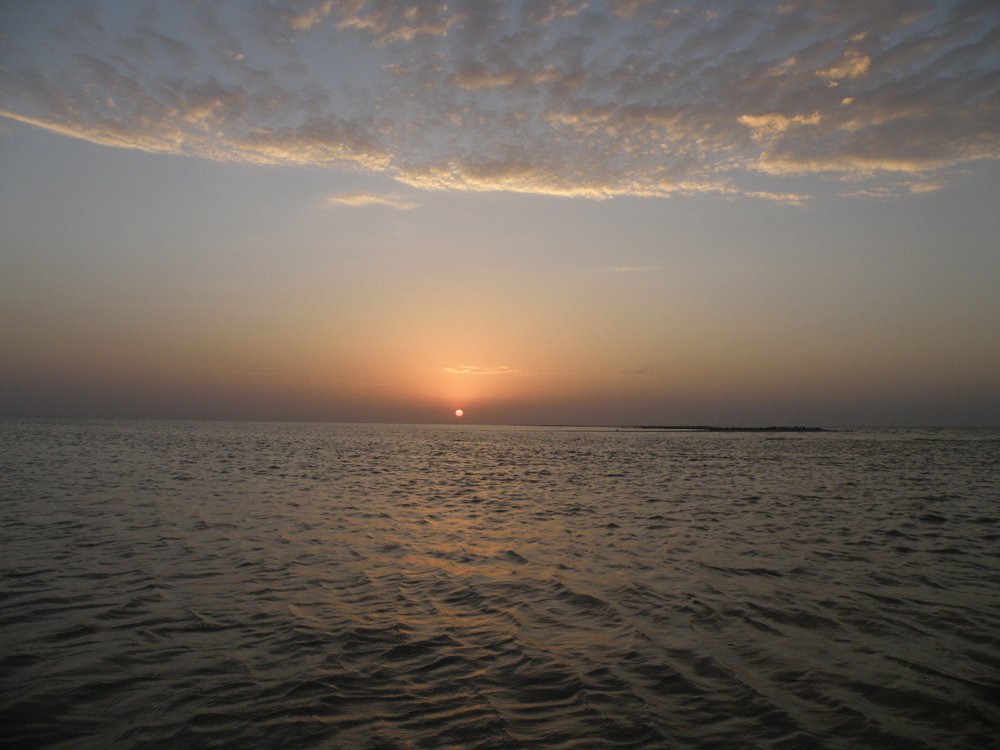 Закат на Азовском море