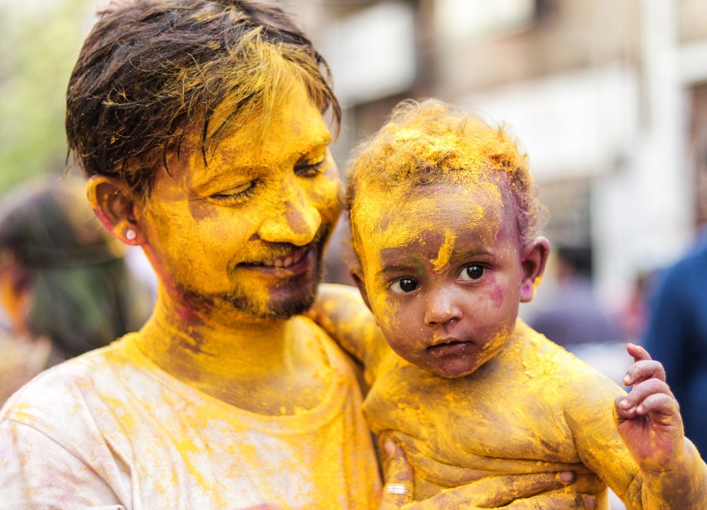 Holi Yellow