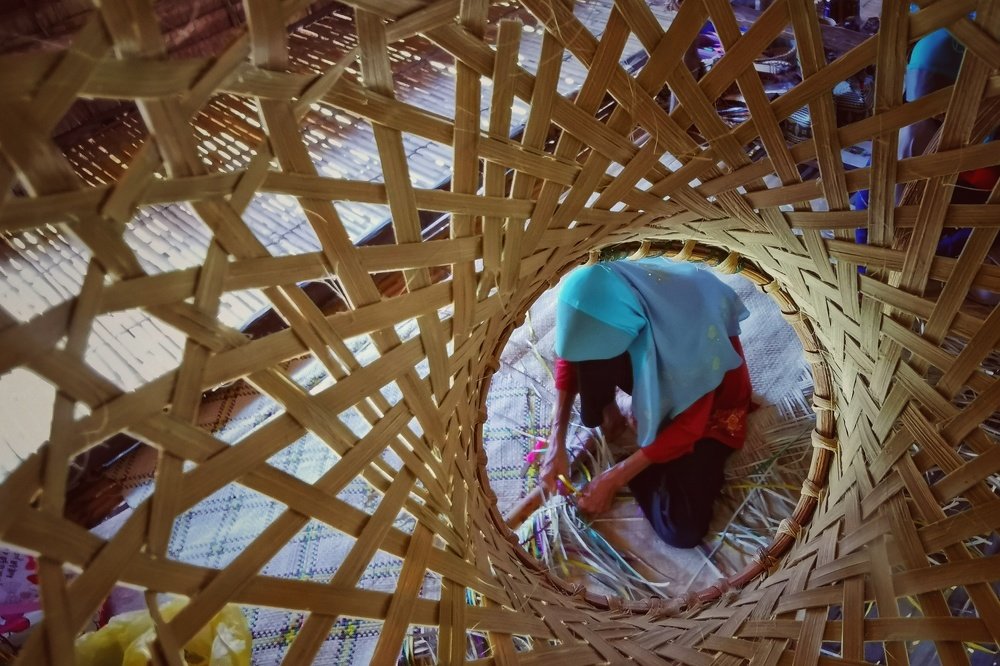 Tradisional mengkuang Mats