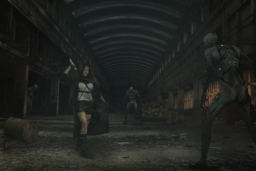 Аливия в бою