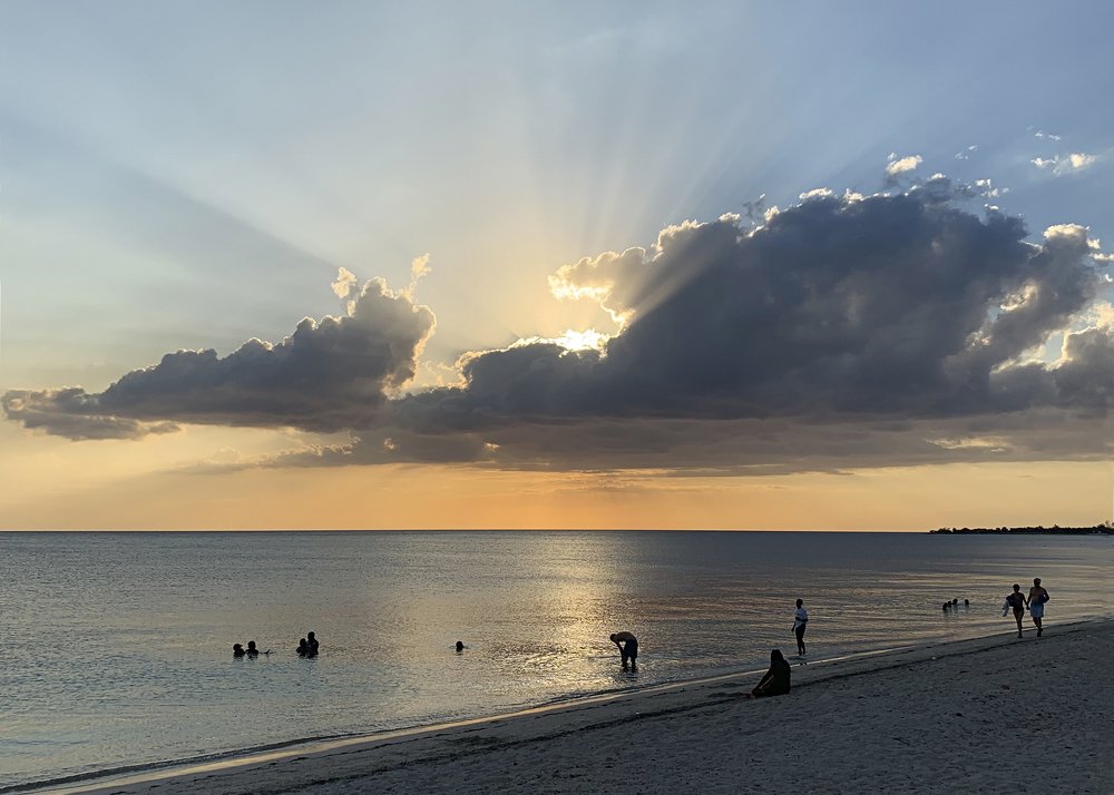 Sunset in the Caribbean