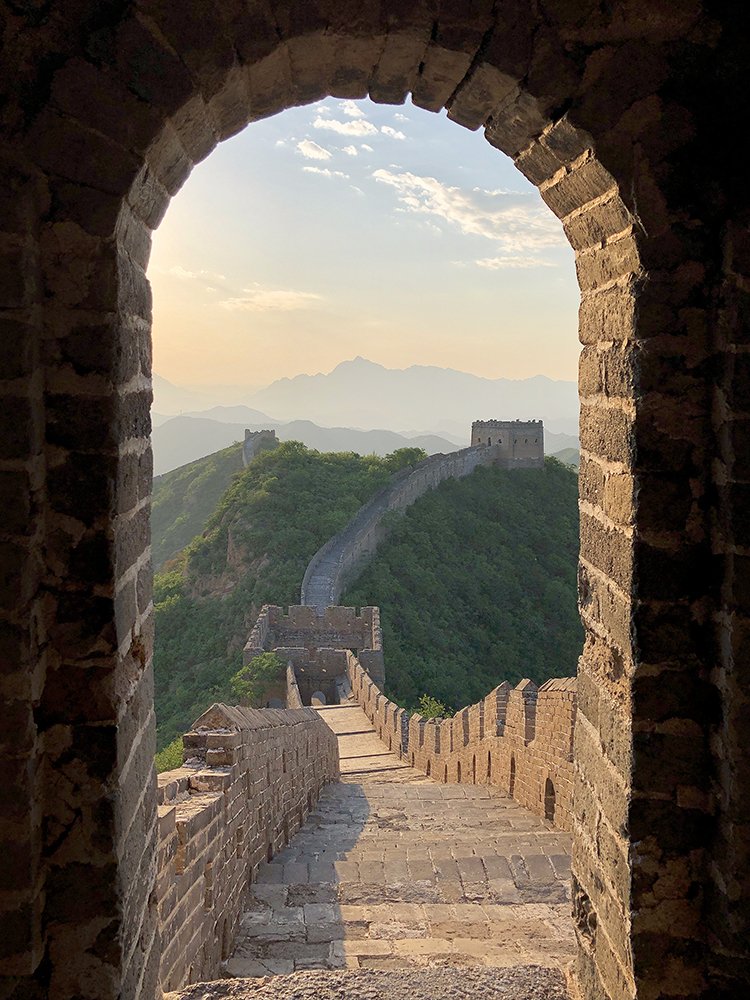 Sunset at the Great Wall