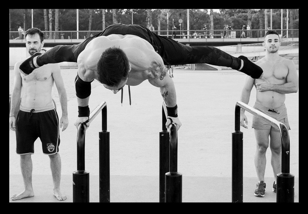 Barcelona Athletes on the Beach